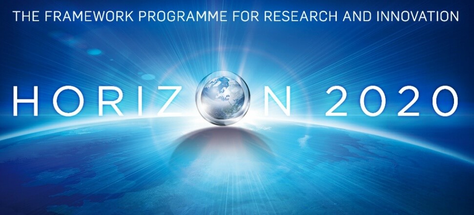 Obrazek przedstawia logo programu Horyzont 2020, którego narzędziem jest SME Instrument